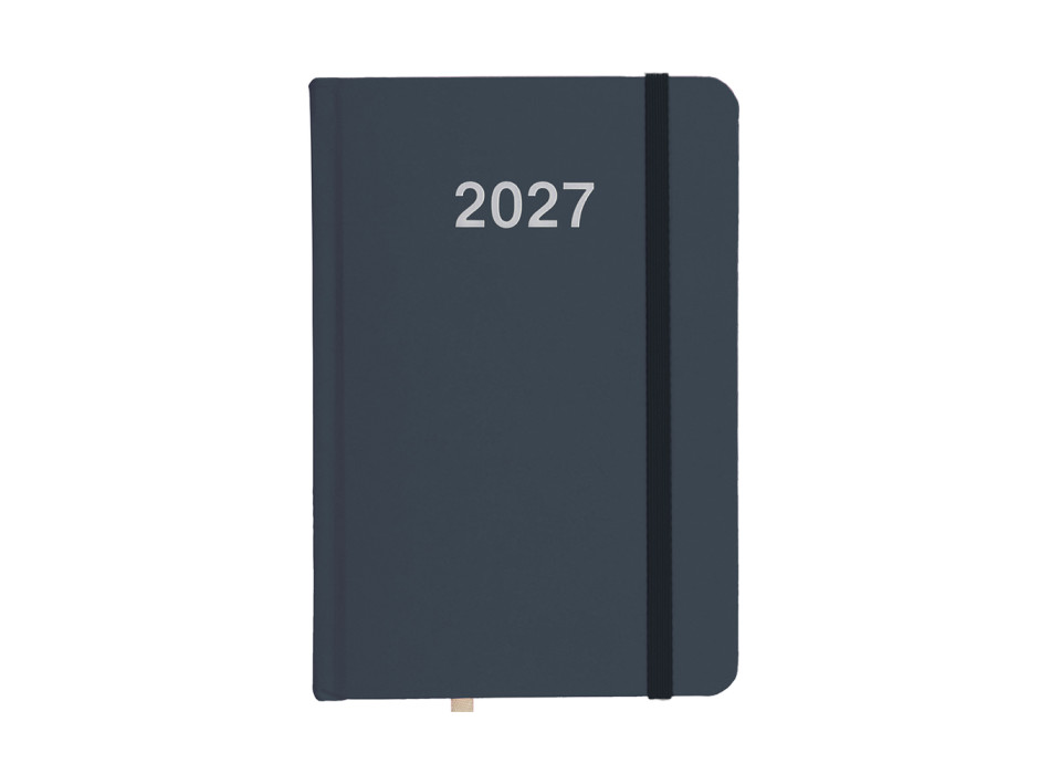 Agenda giornaliera 2027, copertina rigida in cartoncino laminato Gheddi