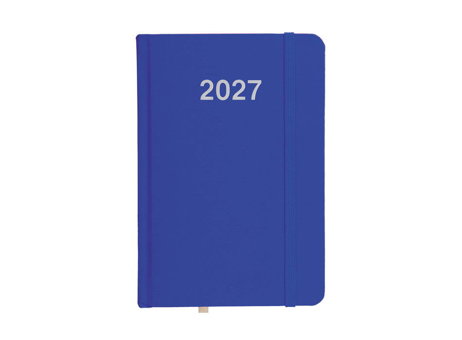 Agenda giornaliera 2027, copertina rigida in cartoncino laminato Gheddi