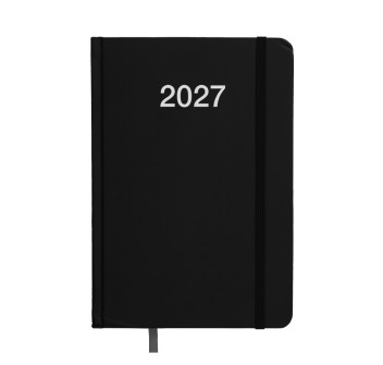 Agenda giornaliera 2027, copertina rigida in cartoncino laminato Gheddi