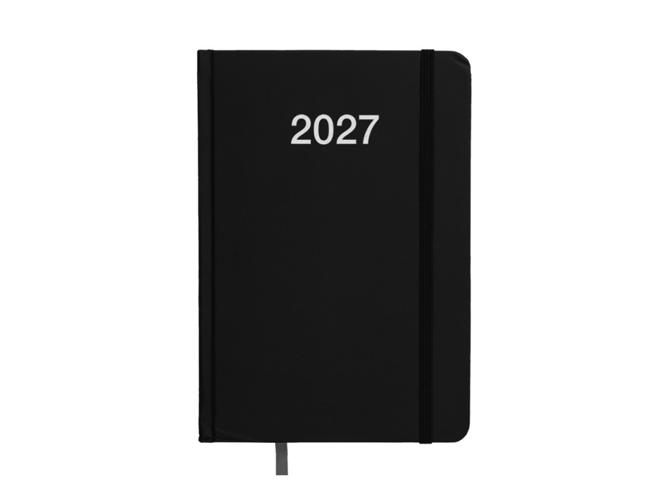 Agenda giornaliera 2027, copertina rigida in cartoncino laminato Gheddi