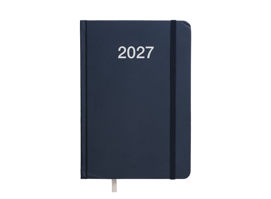 Agenda giornaliera 2027, copertina rigida in cartoncino laminato Gheddi