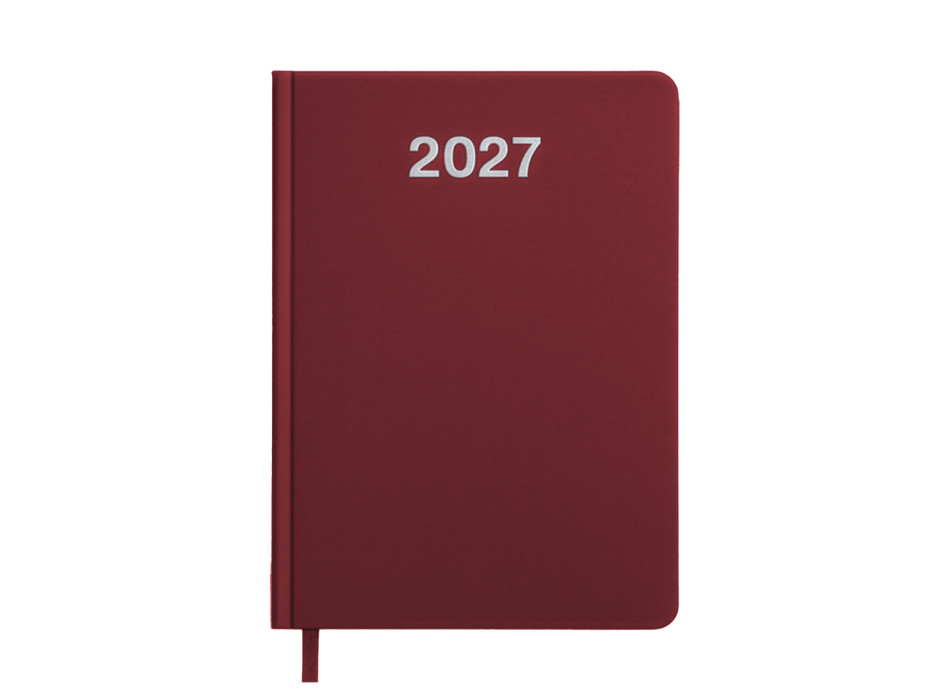 Agenda giornaliera 2027. Copertina rigida in cartoncino laminato opaco. Gheddi