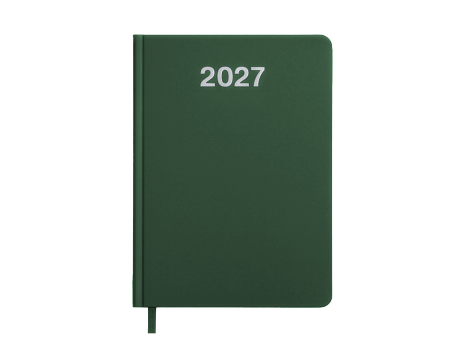 Agenda giornaliera 2027. Copertina rigida in cartoncino laminato opaco. Gheddi