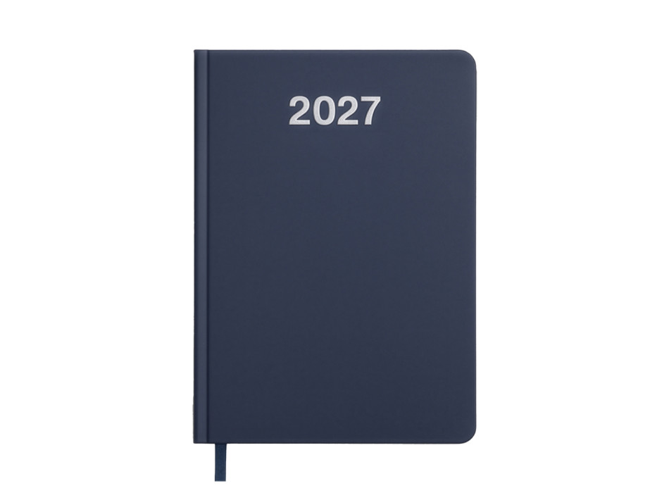 Agenda giornaliera 2027. Copertina rigida in cartoncino laminato opaco Gheddi