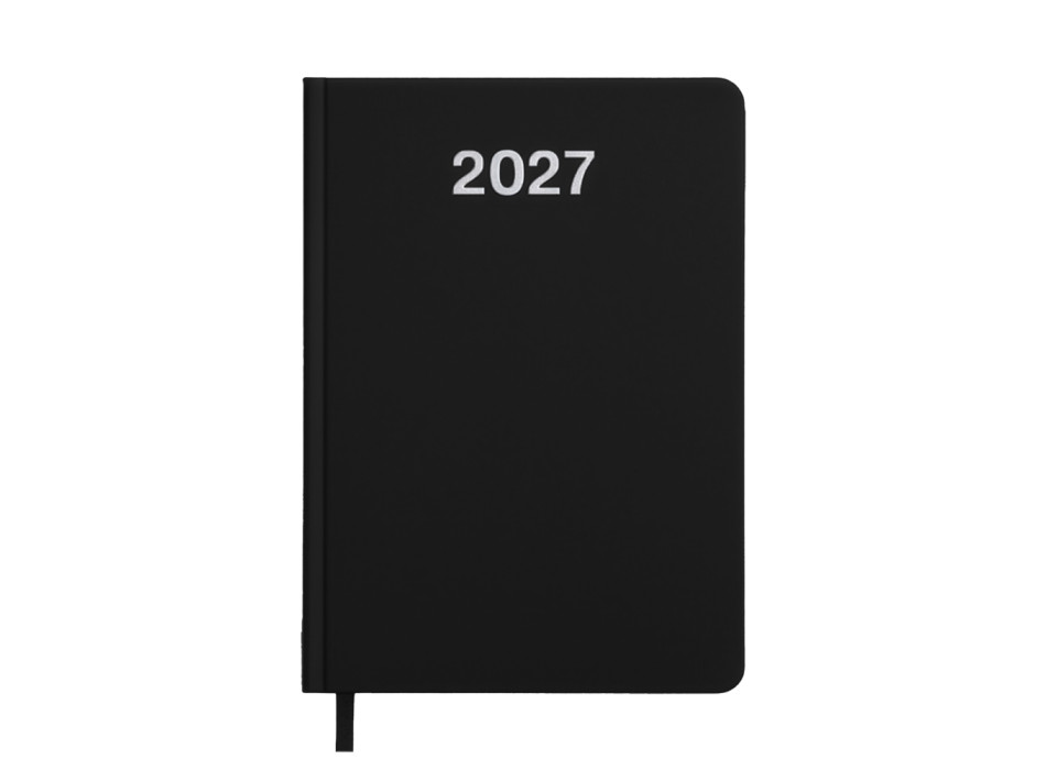 Agenda giornaliera 2027. Copertina rigida in cartoncino laminato opaco Gheddi