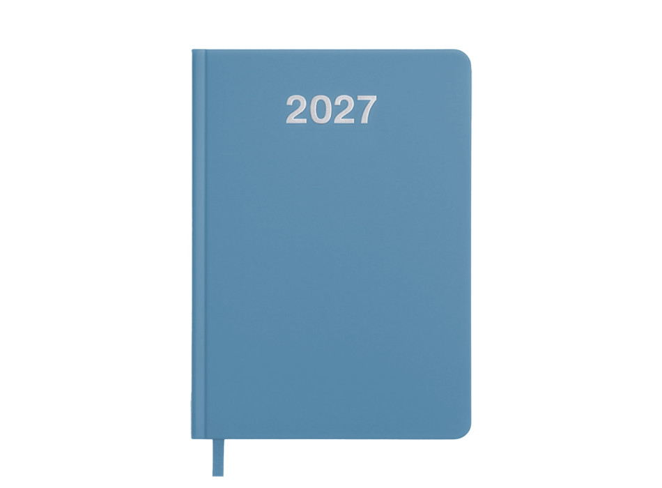 Agenda giornaliera 2027. Copertina rigida in cartoncino laminato opaco Gheddi