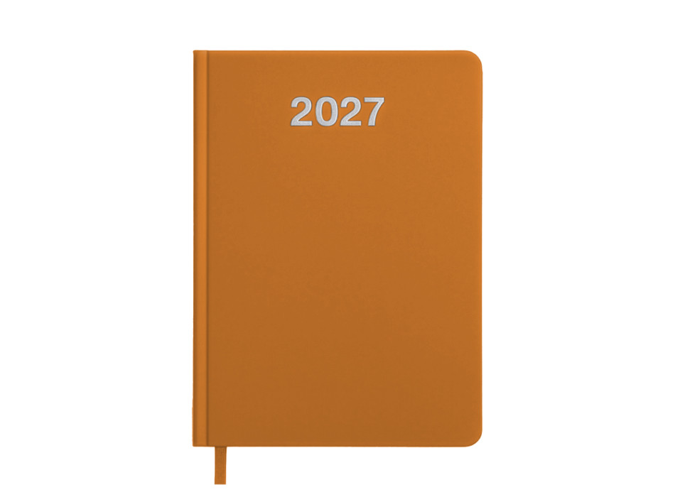 Agenda giornaliera 2027. Copertina rigida in cartoncino laminato opaco Gheddi