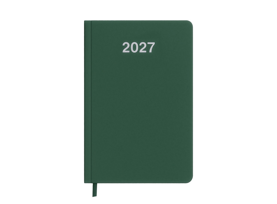 Agenda giornaliera 2027. Copertina rigida in cartoncino laminato opaco. Gheddi