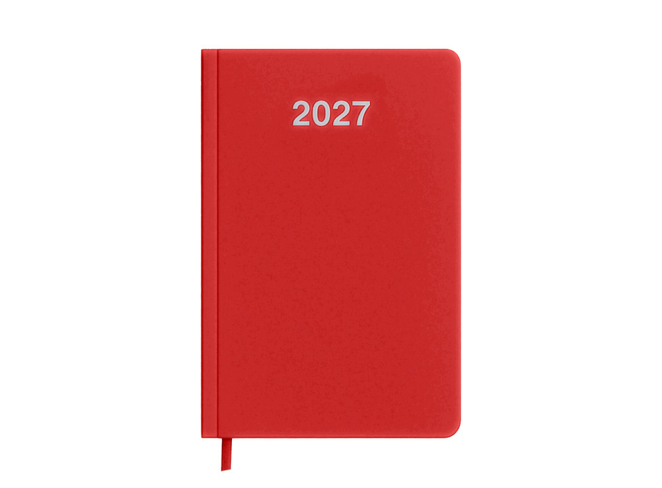Agenda giornaliera 2027. Copertina rigida in cartoncino laminato opaco. Gheddi