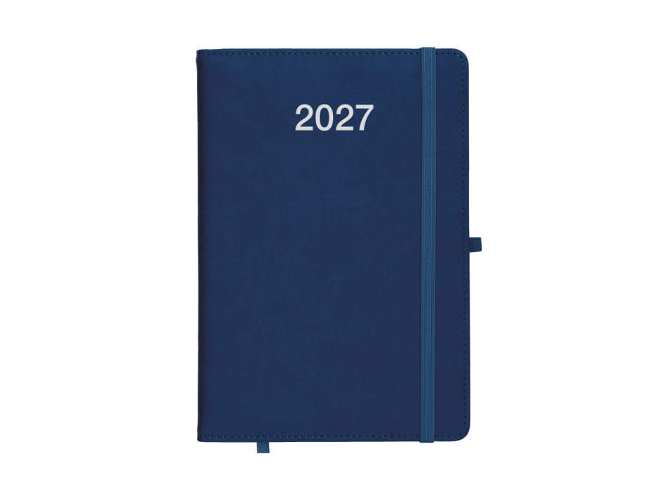 Agenda giornaliera 2027, copertina rigida in PU termovirante con impuntura perimetrale Gheddi