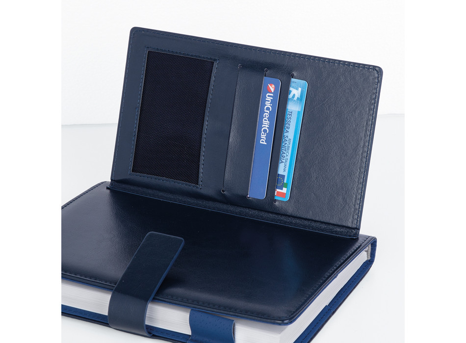 Agenda Portafoglio 17x24 cm 400 Pagine Chiusura a Fibbia Gheddi