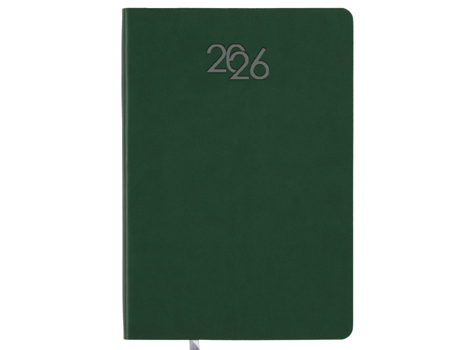 Agenda settimanale 2026 con copertina flessibile in PU termovirante
