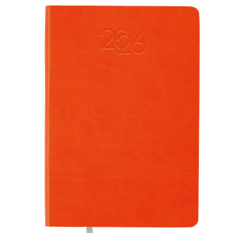 Agenda settimanale 2026 con copertina flessibile in PU termovirante