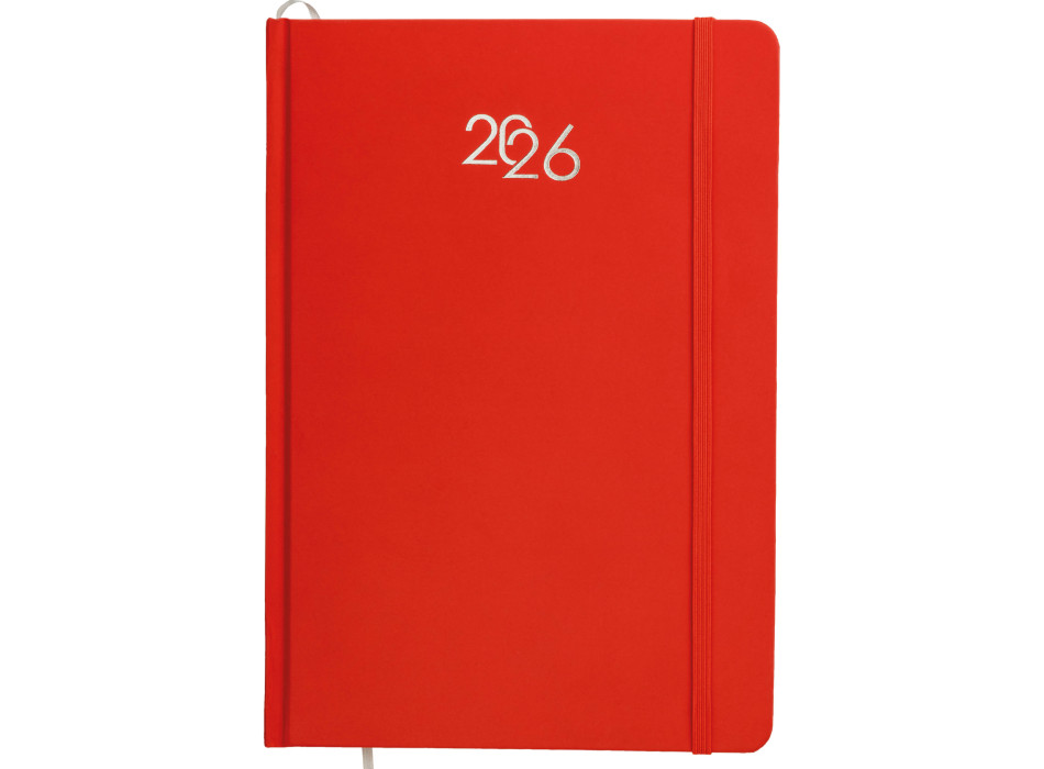 Agenda settimanale 2026, copertina rigida in cartoncino laminato