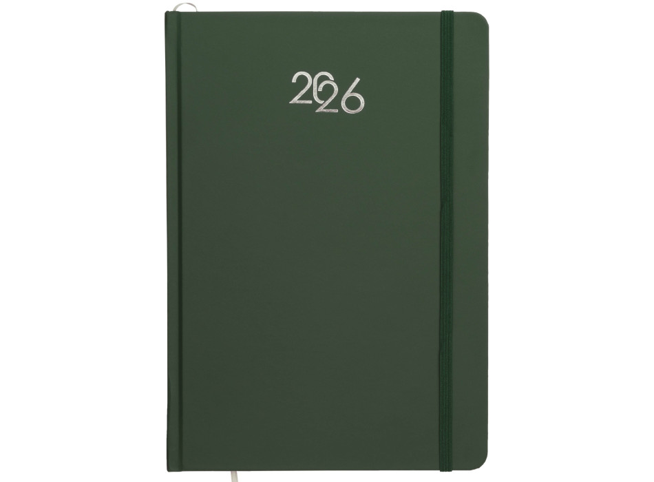 Agenda settimanale 2026, copertina rigida in cartoncino laminato