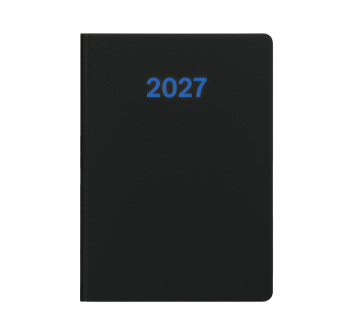 Agenda settimanale 2027. Copertina flessibile in soft PU e bordo pagine colorato Gheddi