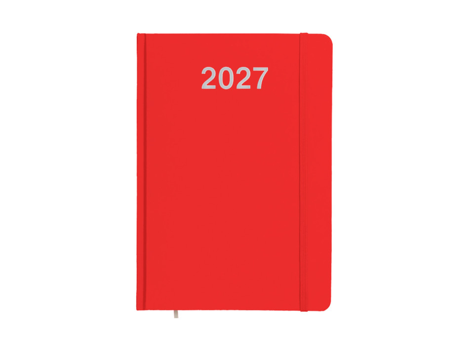 Agenda settimanale 2027, copertina rigida in cartoncino laminato Gheddi