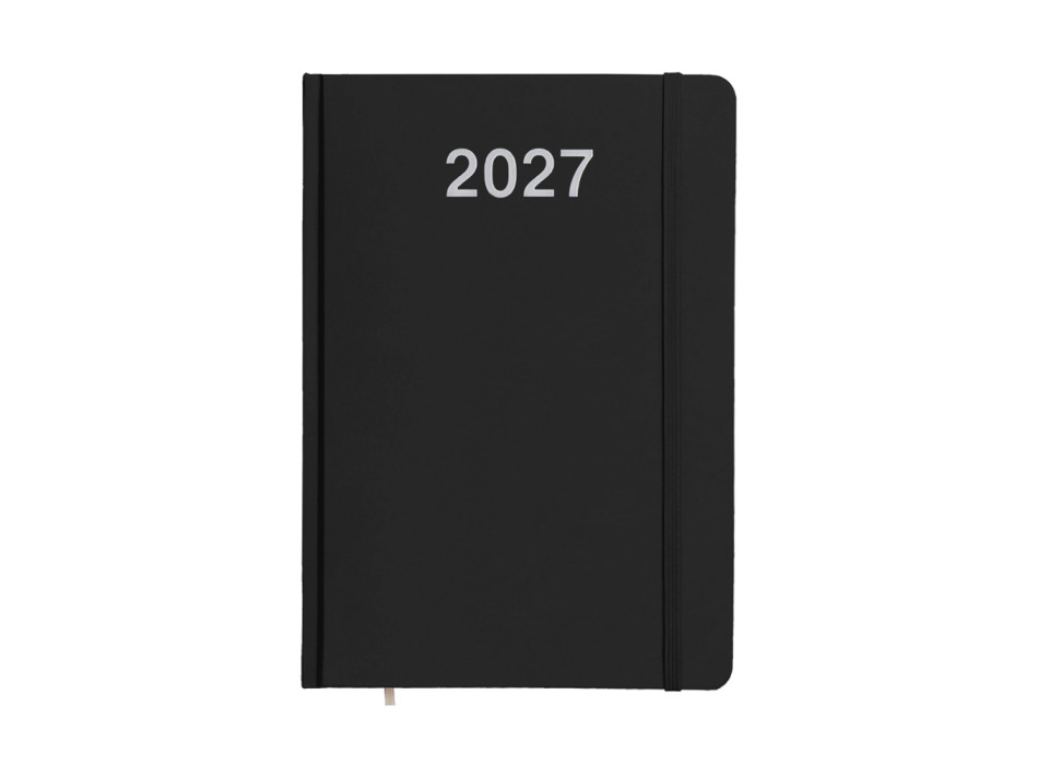 Agenda settimanale 2027, copertina rigida in cartoncino laminato Gheddi
