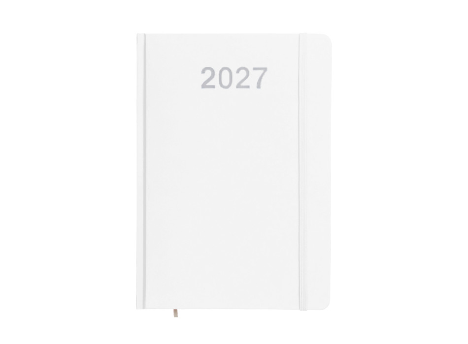 Agenda settimanale 2027, copertina rigida in cartoncino laminato Gheddi