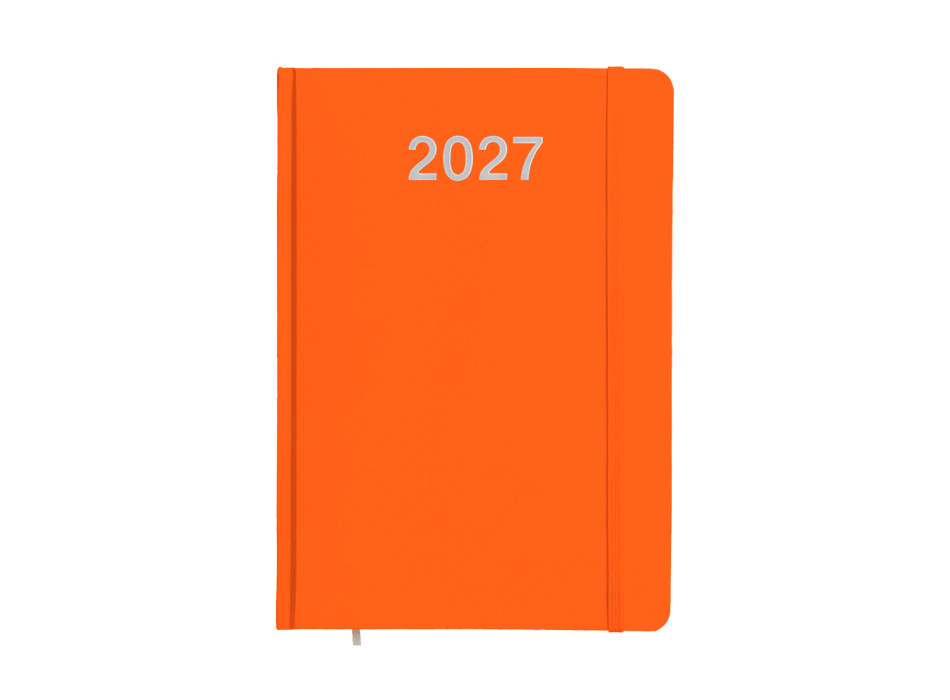 Agenda settimanale 2027, copertina rigida in cartoncino laminato Gheddi