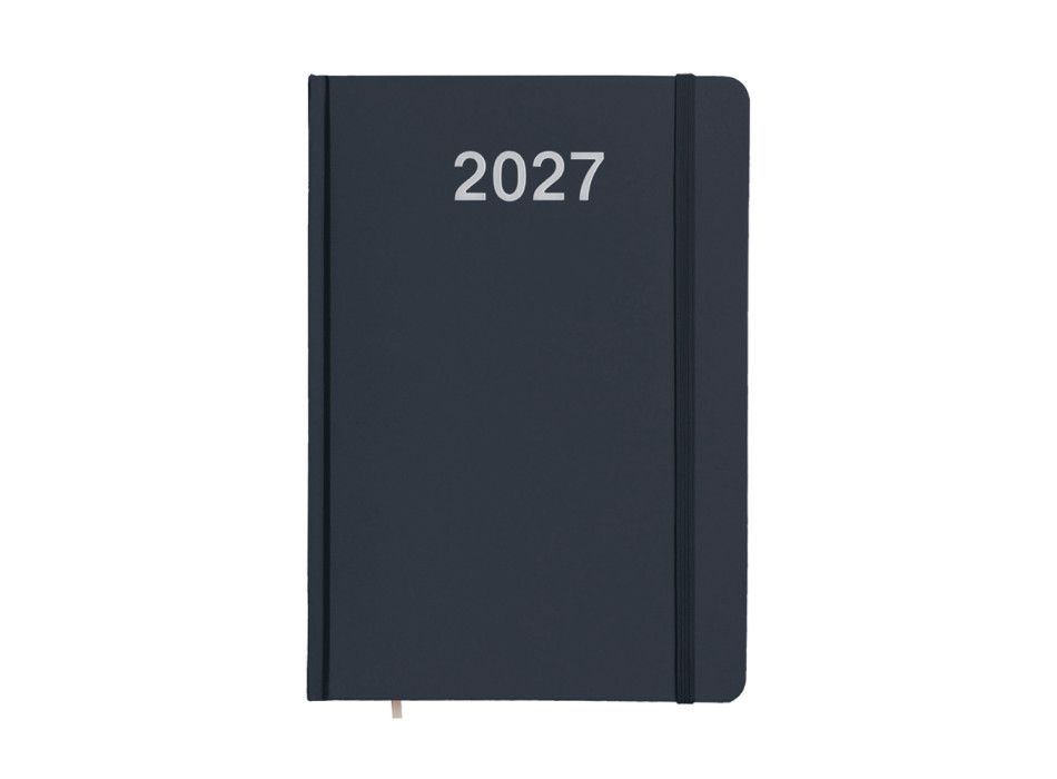 Agenda settimanale 2027, copertina rigida in cartoncino laminato Gheddi