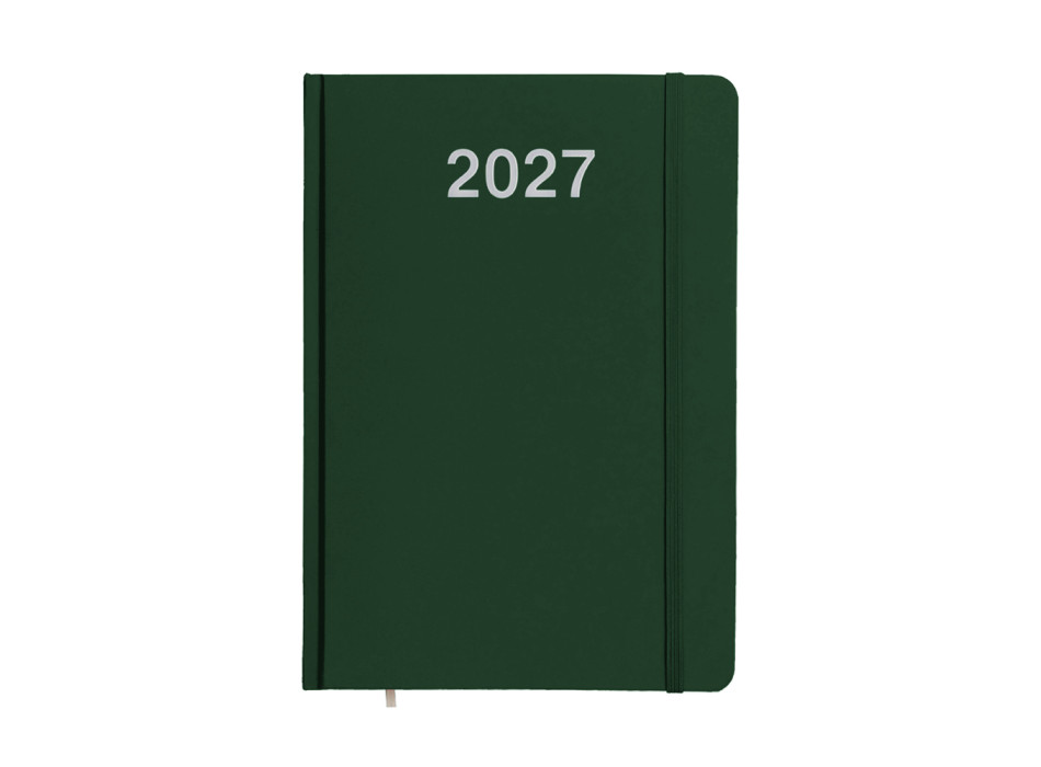 Agenda settimanale 2027, copertina rigida in cartoncino laminato Gheddi