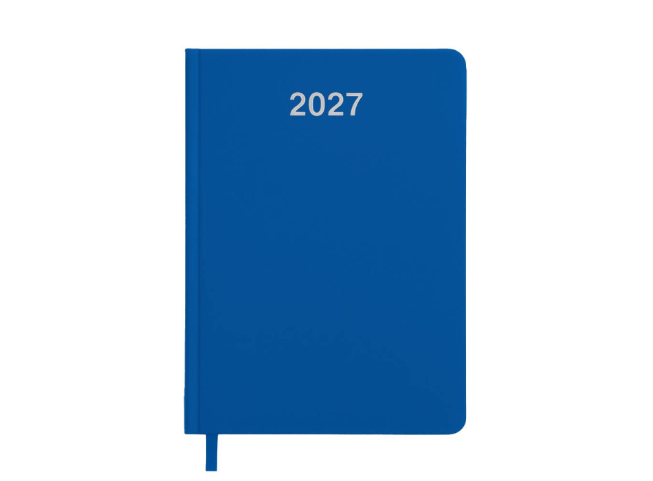 Agenda settimanale 2027. Copertina rigida in cartoncino laminato opaco. Gheddi