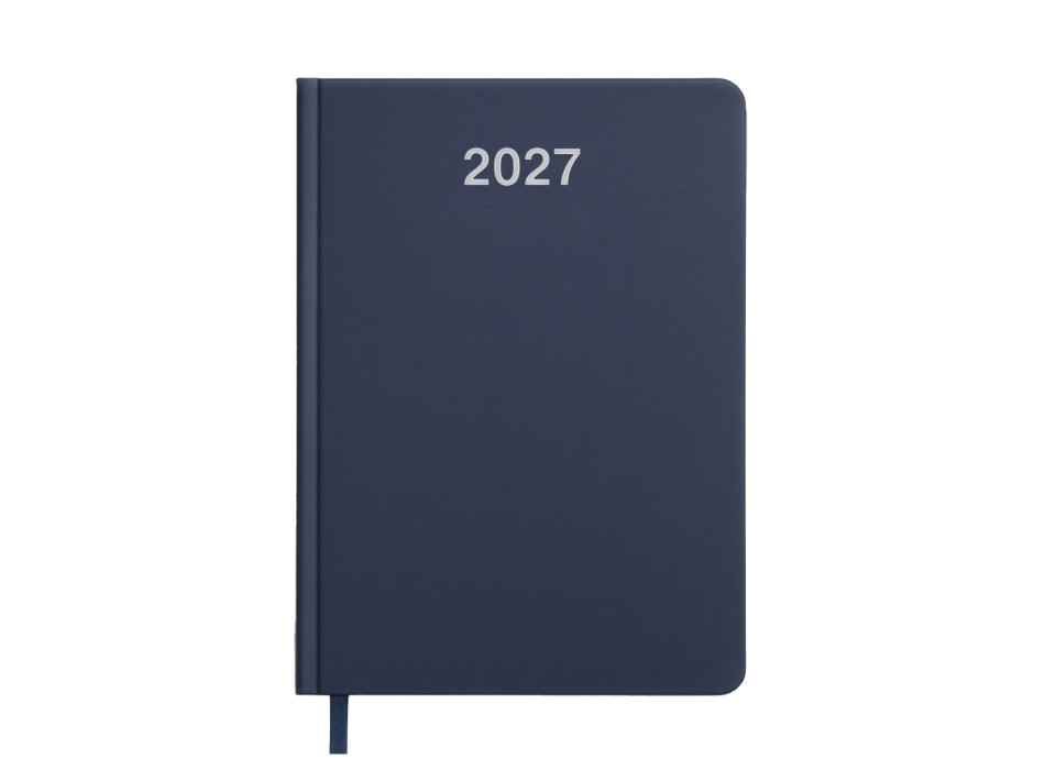 Agenda settimanale 2027. Copertina rigida in cartoncino laminato opaco. Gheddi