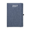 Agenda settimanale 2027, copertina rigida in PET riciclato con effetto mélange Gheddi