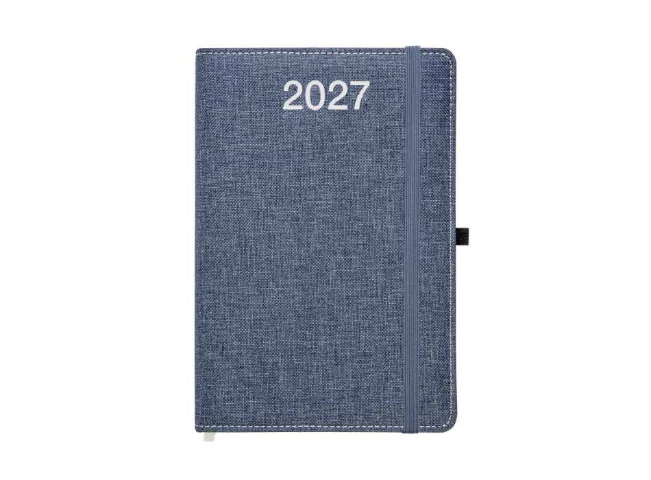 Agenda settimanale 2027, copertina rigida in PET riciclato con effetto mélange Gheddi