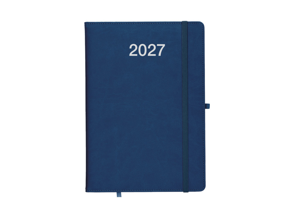 Agenda settimanale 2027, copertina rigida in PU termovirante con impuntura perimetrale Gheddi
