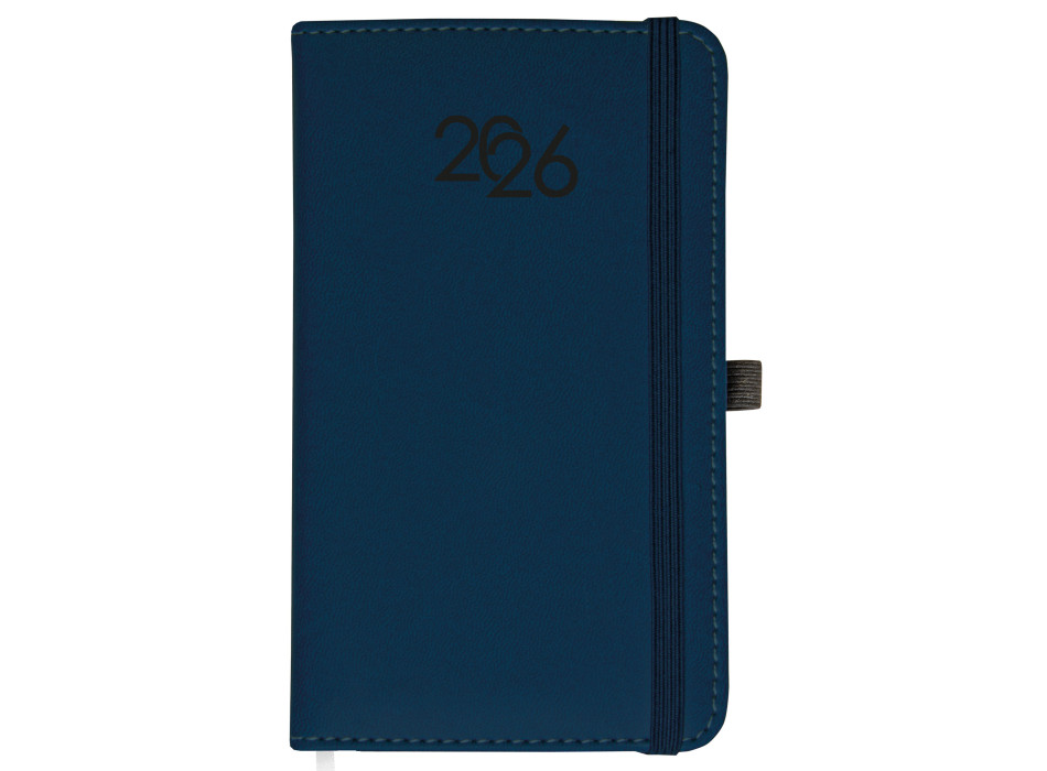 Agenda tascabile giornaliera 2026, copertina rigida in PU termovirante con impuntura