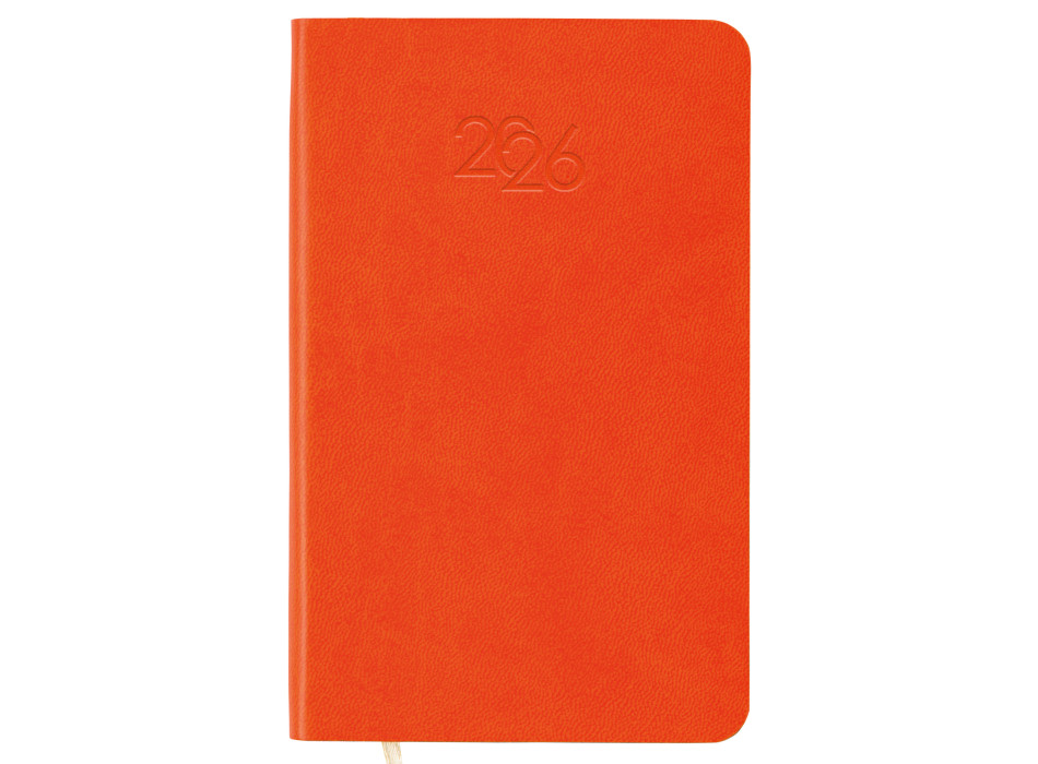Agenda tascabile settimanale 2026 con copertina flessibile in PU termovirante