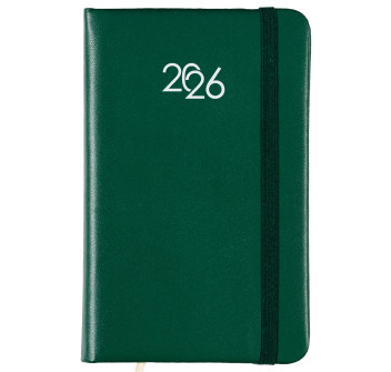 Agenda tascabile settimanale 2026 con copertina rigida in PU