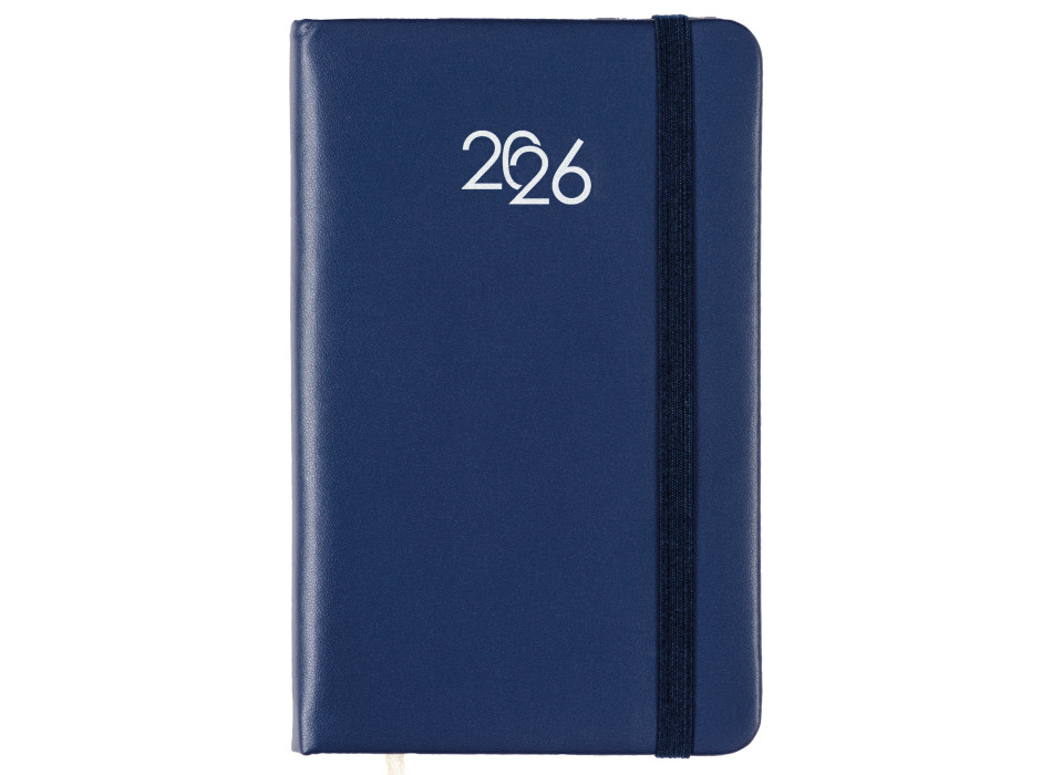 Agenda tascabile settimanale 2026 con copertina rigida in PU