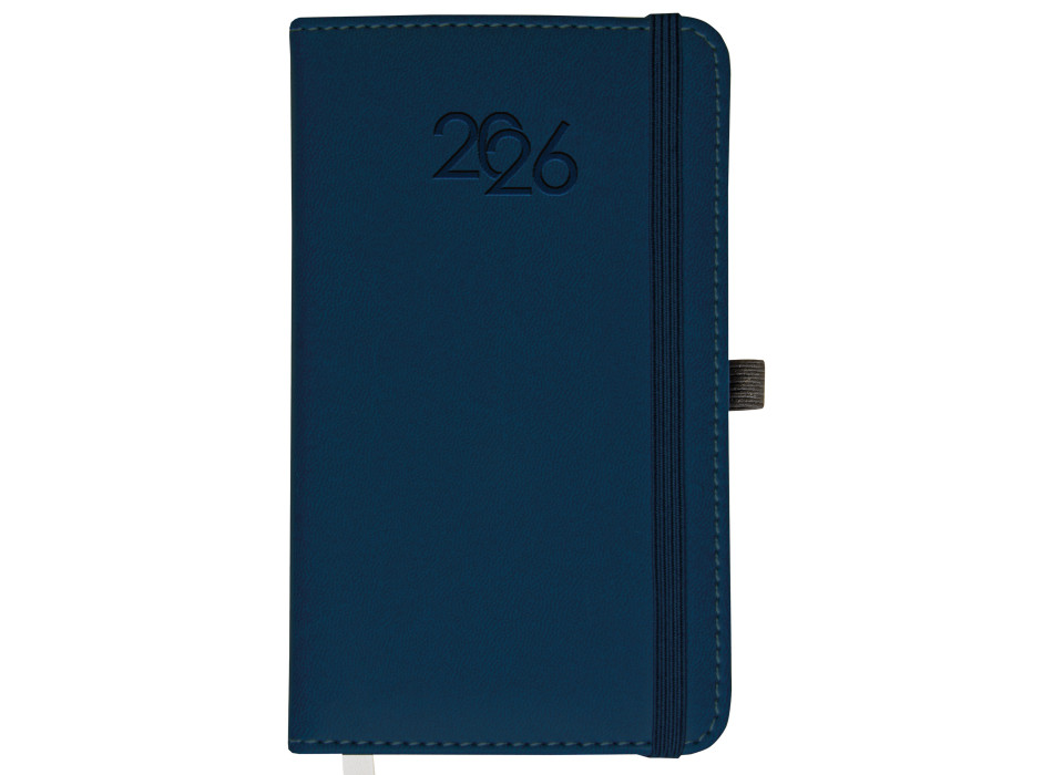 Agenda tascabile settimanale 2026, copertina rigida in PU termovirante con impuntura