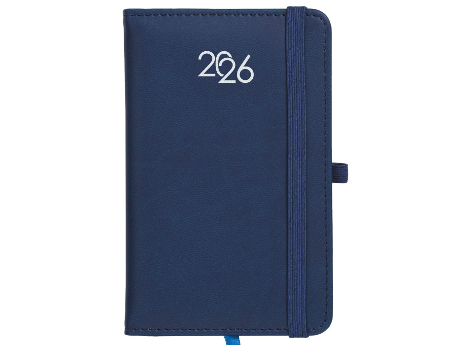 Agenda tascabile settimanale 2026, copertina rigida in PU termovirante con impuntura