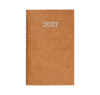 Agenda tascabile settimanale 2027 con copertina flessibile in cartoncino Gheddi