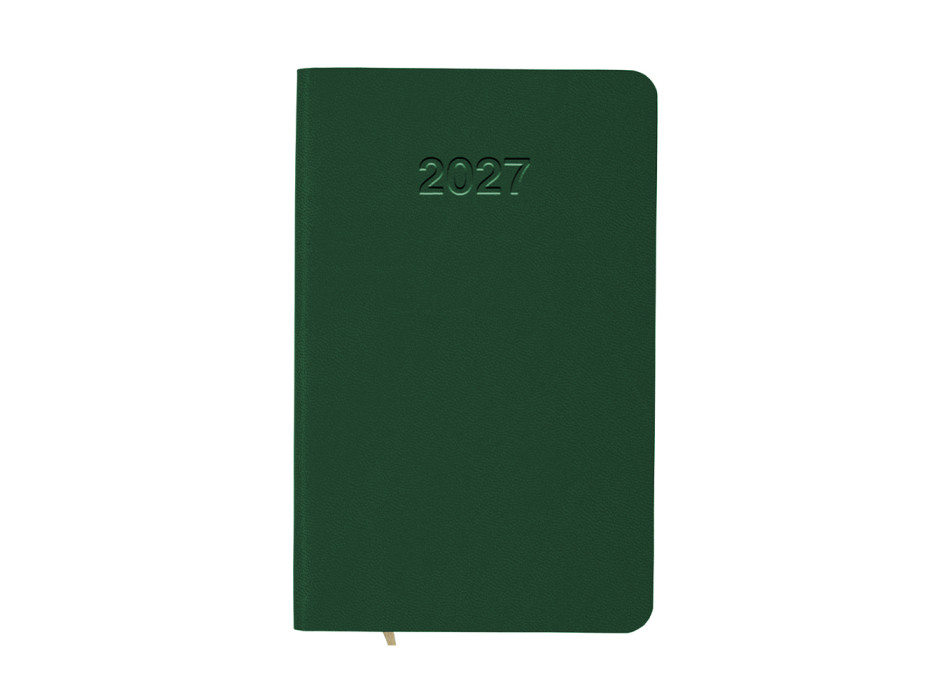 Agenda tascabile settimanale 2027 con copertina flessibile in PU termovirante Gheddi
