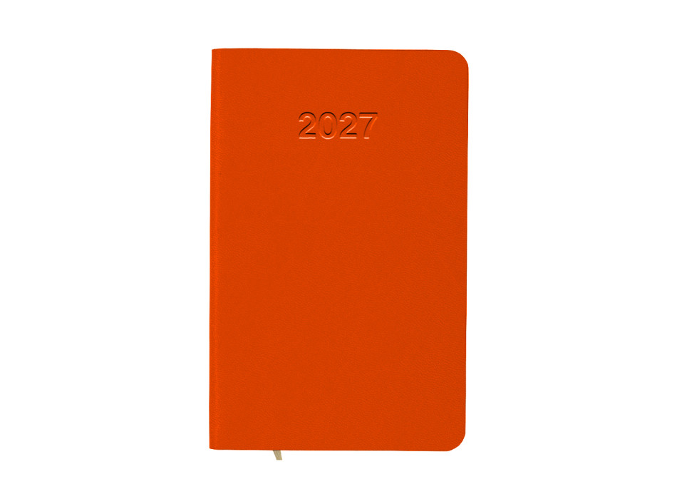 Agenda tascabile settimanale 2027 con copertina flessibile in PU termovirante Gheddi