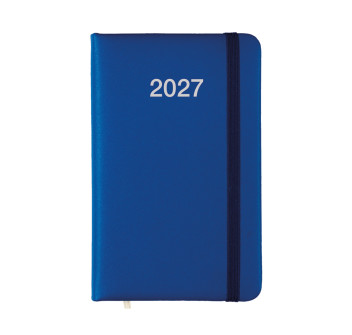 Agenda tascabile settimanale 2027 con copertina rigida in PU Gheddi