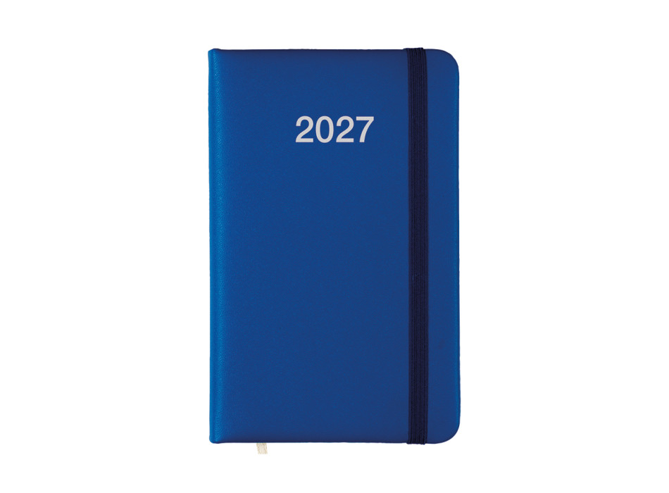 Agenda tascabile settimanale 2027 con copertina rigida in PU Gheddi