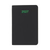 Agenda tascabile settimanale 2027. Copertina flessibile in soft PU e bordo pagine colorato Gheddi