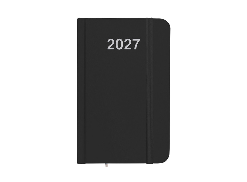 Agenda tascabile settimanale 2027, copertina rigida in cartoncino laminato Gheddi