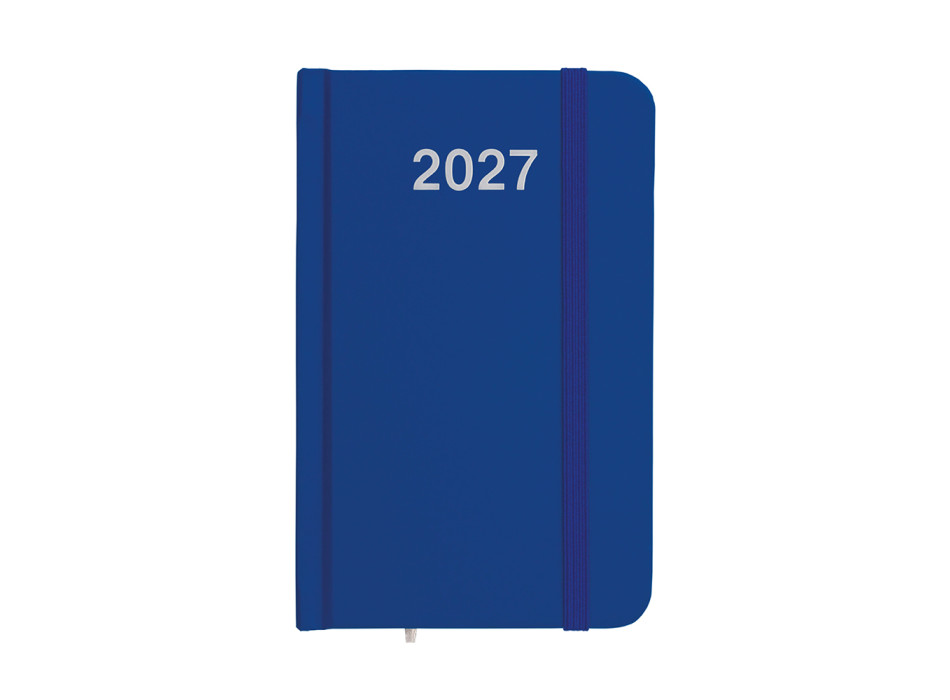 Agenda tascabile settimanale 2027, copertina rigida in cartoncino laminato Gheddi