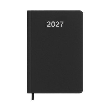 Agenda tascabile settimanale 2027. Copertina rigida in cartoncino laminato opaco Gheddi