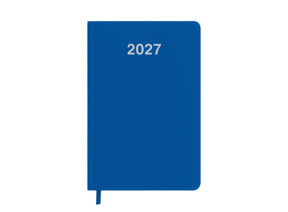 Agenda tascabile settimanale 2027. Copertina rigida in cartoncino laminato opaco Gheddi