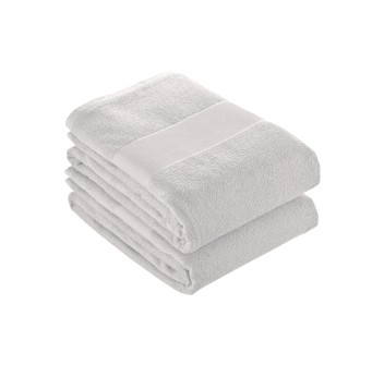 Asciugamano 100% cotone 400 g/m2 bianco 50x100