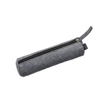 Astuccio porta penne/trucchi in feltro R-Pet con chiusura con zip Gheddi