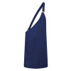 Asymmetrical Bib Apron with Pocket